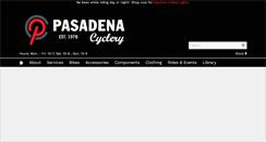 Desktop Screenshot of pasadenacyclery.com